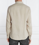 Lniana koszula Armani Exchange - бежевый(8NZC50 ZNCFZ)