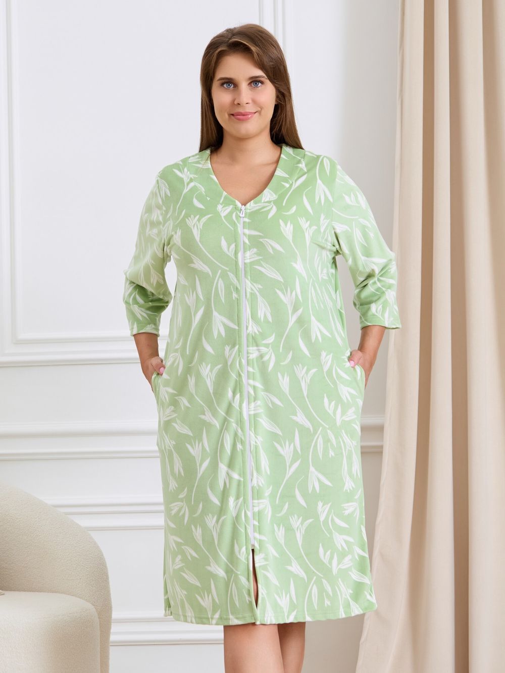 Халат Зарево Виотекс ЗЕЛЁНЫЙ