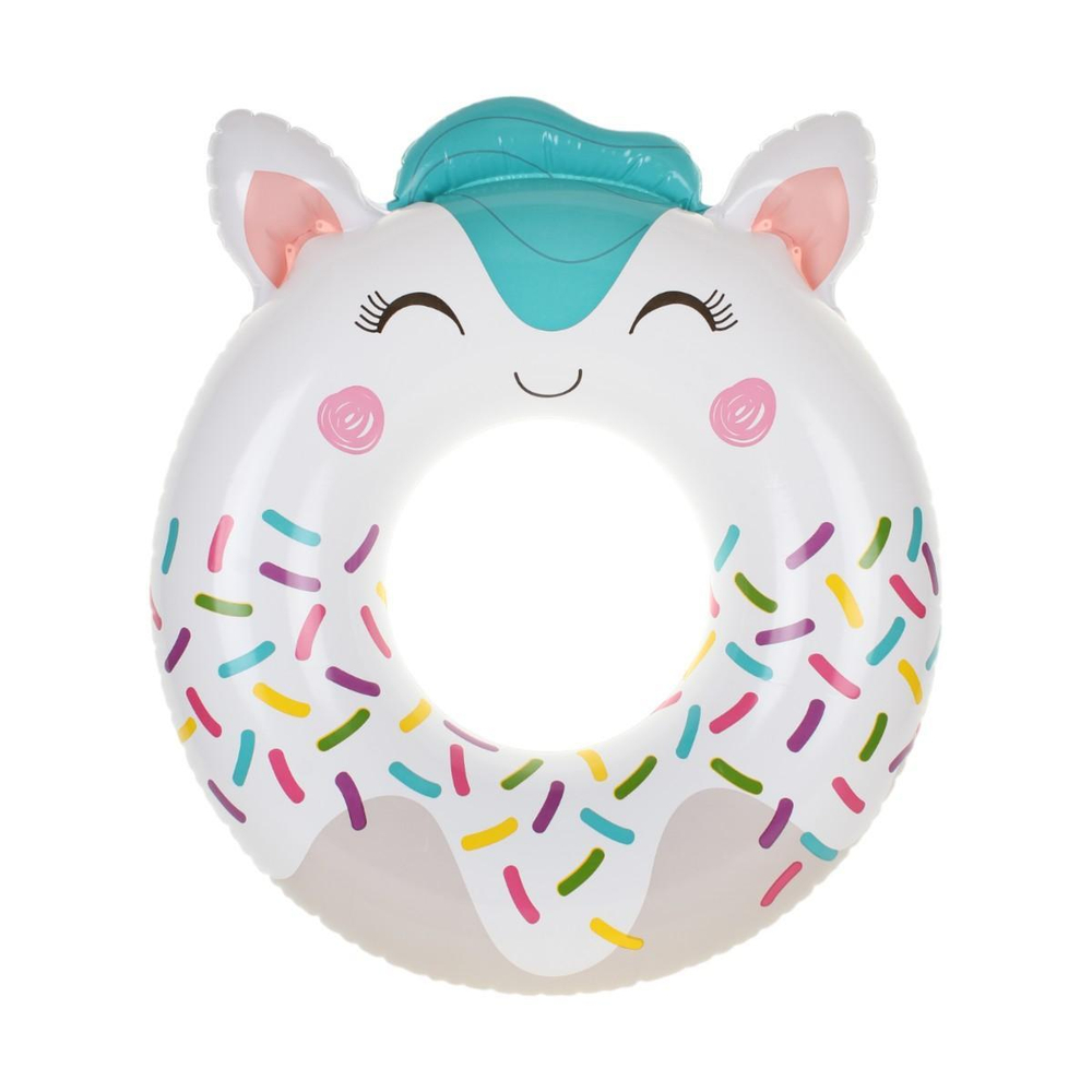 Круг для плавания "Милые животные. Пончик" 76см от 8 лет микс 59266 (Intex)