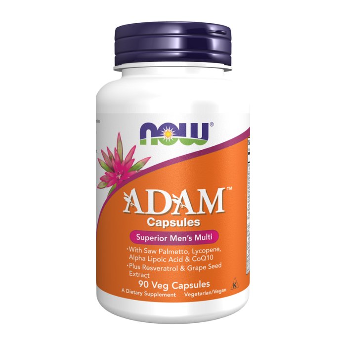 АДАМ мультивитамины для мужчин, ADAM, Now Foods, 90 вегетарианских капсул