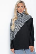 Блуза Нелли (черная) Б11250 LT Collection