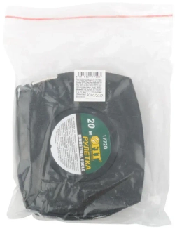 FIT Рулетка строительная 20 м стальная лента для измерения больших длин