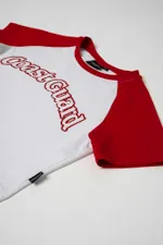 Топ-кроп "Coast Guard" Красный