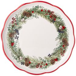 ТАРЕЛКА ОБЕДЕННАЯ AGNESS "CELEBRATION" 24,5*2,5 СМ (КОР=16ШТ.)