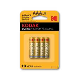 Батарейки Kodak LR03-4BL ULTRA PREMIUM Alkaline [ K3A-4 U]