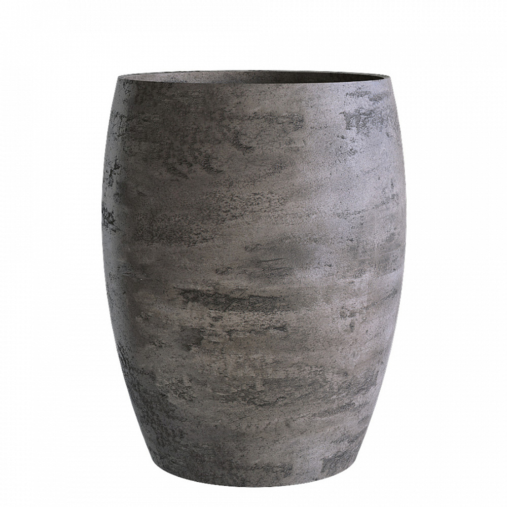 Кашпо, коллекция Concrete, форма OVAL