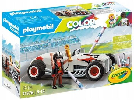 Конструктор Playmobil Color - Цветной гоночный автомобиль Hot Rod - Плеймобиль 71376