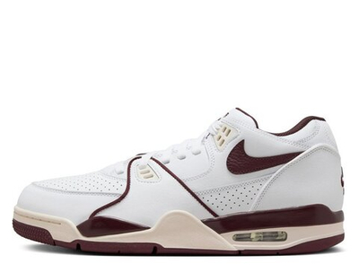 Баскетбольные кроссовки Nike Air Flight 89 Low White/Burgundy Crush-Phantom Shoes