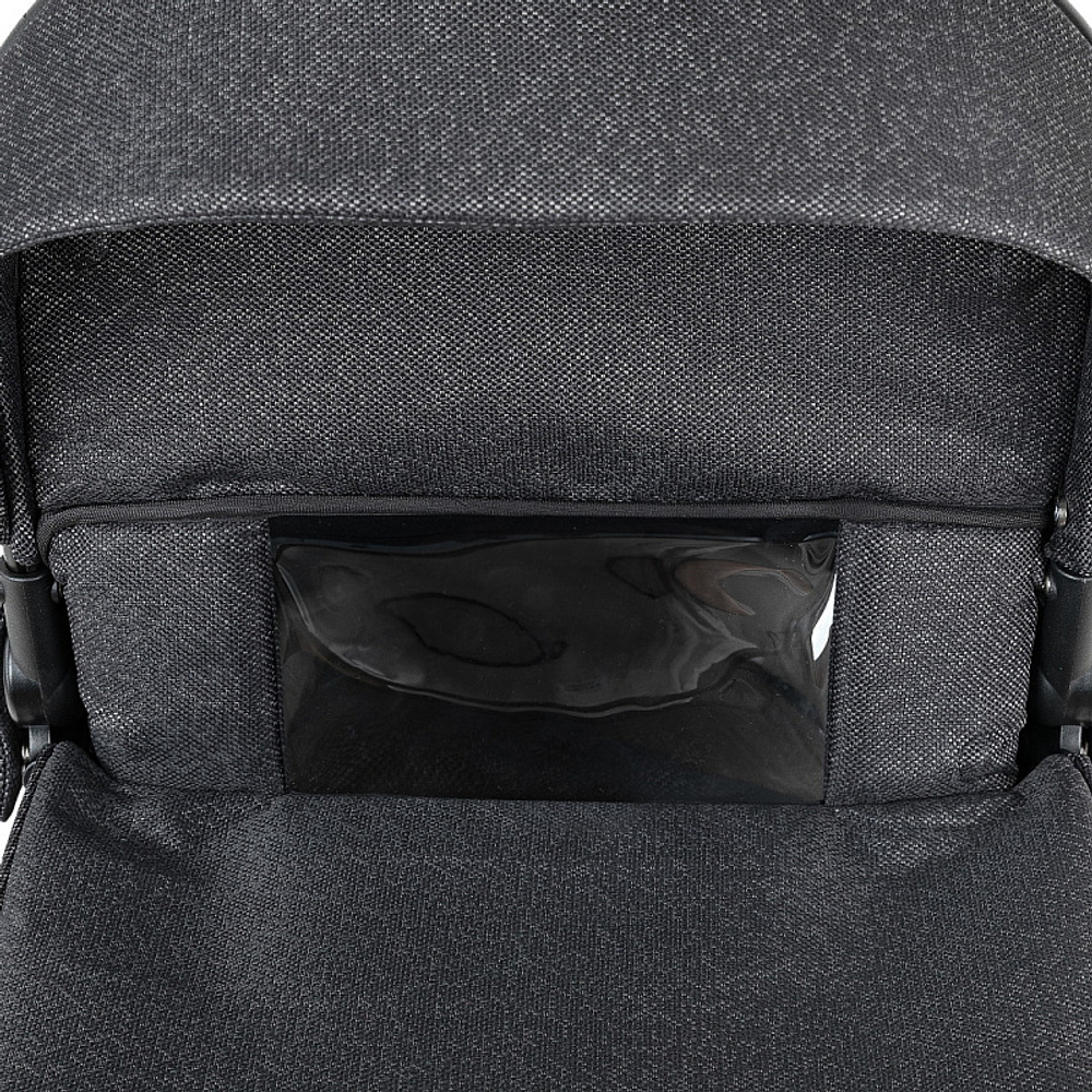 Детская коляска Roan Sol Vintage Luxury 2.0 3 в 1 с автокреслом Tutis Elo Lux EduSky Black PIX/55/D Pixel/Dark/Nickel/руч.Cappuccino