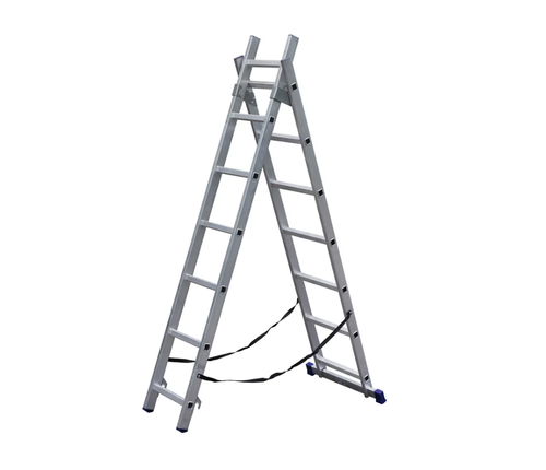 Лестница алюминиевая двухсекционная 7 ступеней SMARTY/SN011-207