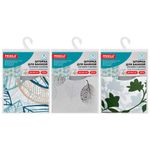 Шторка для ванной PEVA, 180х180 см, кольца в комплекте, 3 дизайна ассорти,растения, PRIMILA, 700076