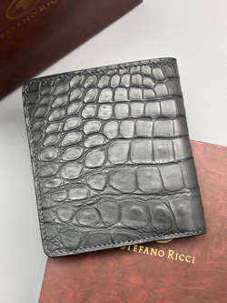 Кошелёк из кожи крокодила Stefano Ricci