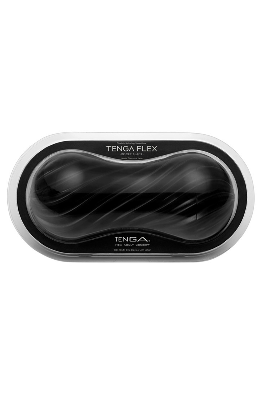 Мастурбатор Tenga Flex Rocky Black