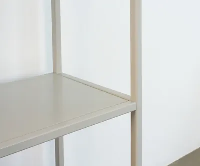 Стеллаж металлический 155х60х25, серый