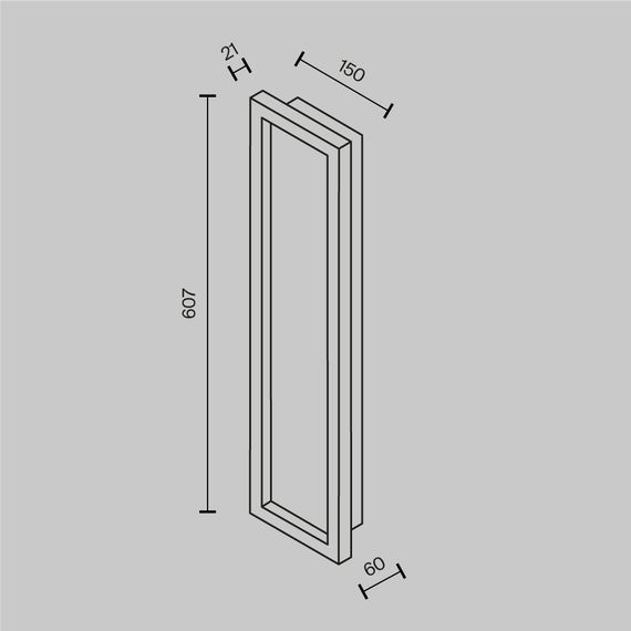 Настенный светодиодный светильник Maytoni Modern Orign MOD311WL-L55B3K