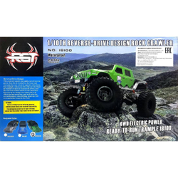 Радиоуправляемый краулер RGT TRAMPLE 4WD RTR масштаб 1:10 2.4G , ex18100 , Цвет зеленый , r86297-03