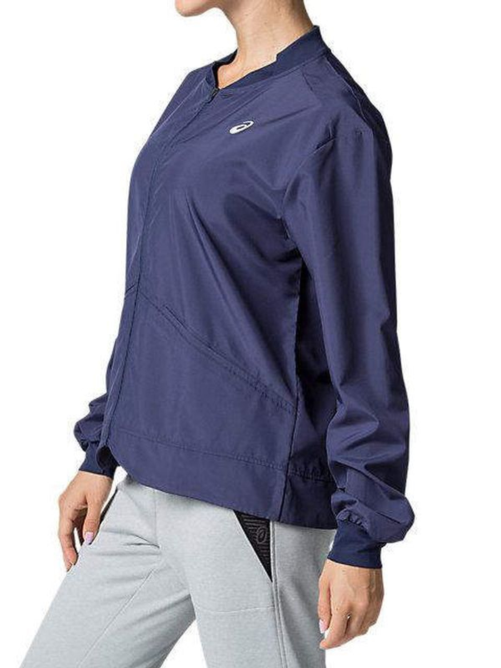 Женская Кофта теннисная Asics Club W Woven Jacket - peacoat