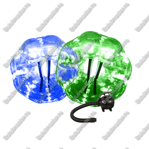 Бизнес-набор: Бамперболы, диаметр 1,5 м, ПВХ (10 шт), насос (1 шт)