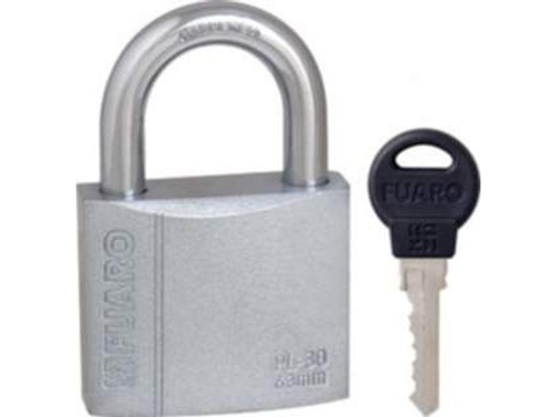 Замок навесной 63мм PL-3063 "англ." 3 ключа