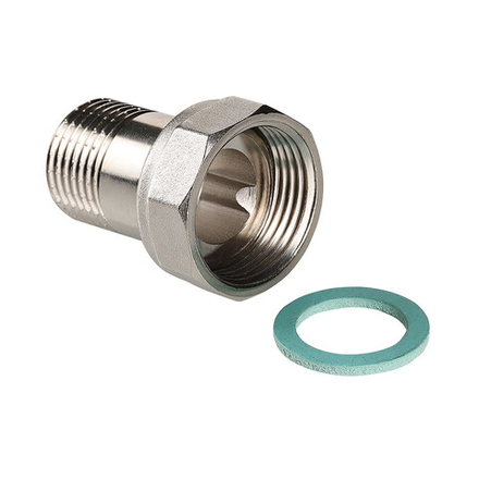 Сгон 1/2"Н с Н.Г. 1/2" и плоск. прокл. VALTEC