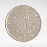 France, ½ Franc 1971 - Signature "O. Roty", VF