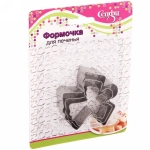 Форма для выпечки печенья 3шт «Ангел»