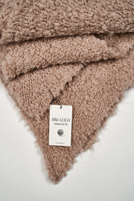 Плед вязаный