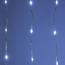 Светодиодная новогодняя гирлянда ЭРА ENIN-200WD занавес водопад холодный белый 3*2 м 200 LED IP20