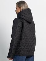 Куртка демисезонная стеганая (черная матовая) Б15194-25М LT Collection