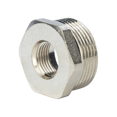 Футорка STOUT SFT 0029 - 2" x 1/2" (для стальных труб, латунь никелированная)