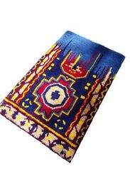 Milli üslubda unikal əl işi xalçası (qarışıq/ göy)