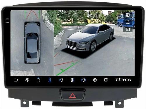 Магнитола для Infiniti EX35 2007-2009 - Teyes CC3-2K-360 монитор 9.5" 2K QLED на Android 10, Быстрая, CarPlay, 4G SIM-слот, 4 камеры в комплекте