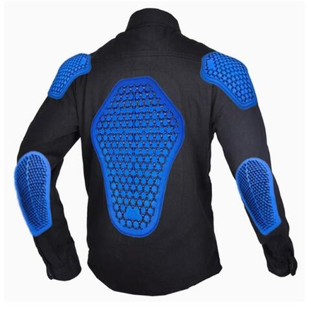 Рубашка с защитой JK-03 чёрная XL