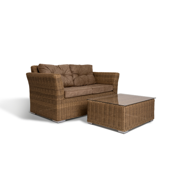 Комплект плетёный ДА ВИНЧИ Диван 2М+Столик бамбук