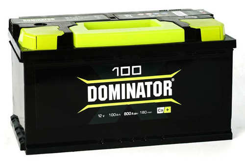 Аккумулятор 6CT-100 А.ч. (L), п.п., DOMINATOR