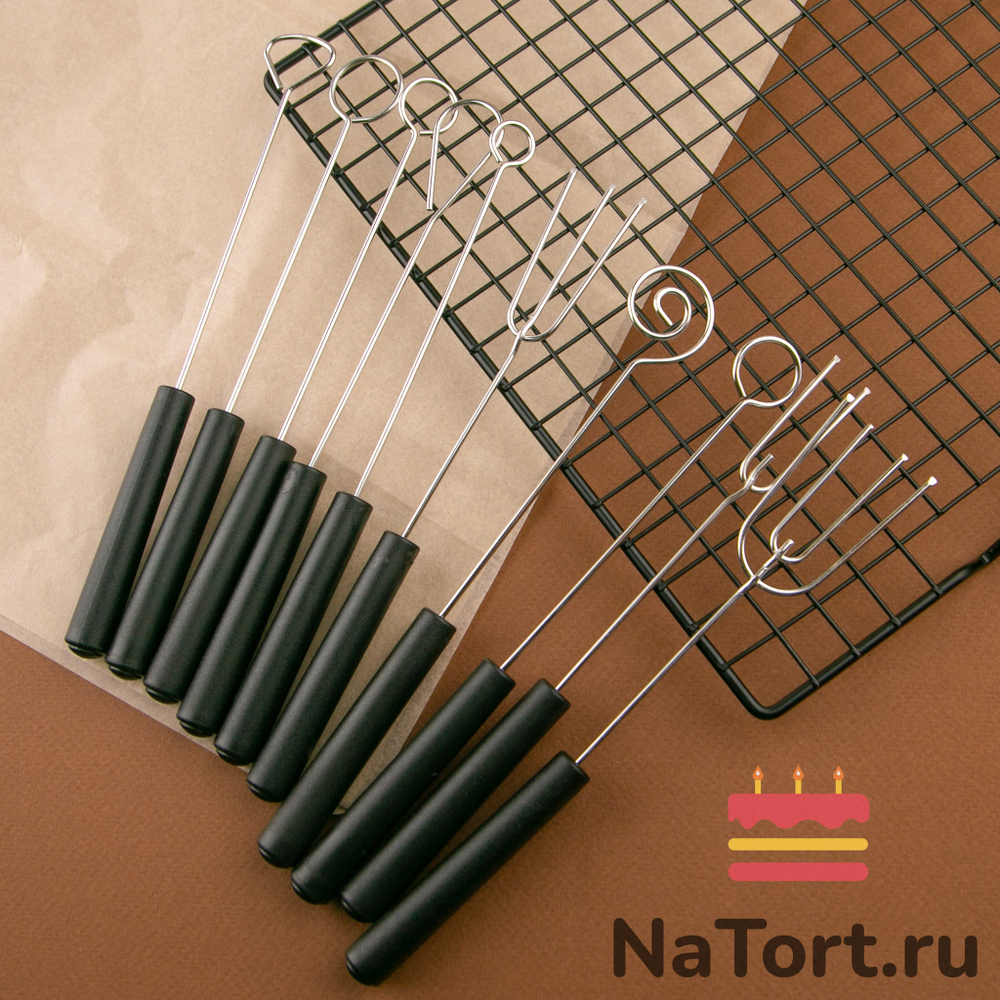 Набор инструментов для работы с шоколадом, 10 шт