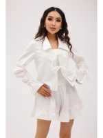 Костюм летний двойка с шортами и рубашкой