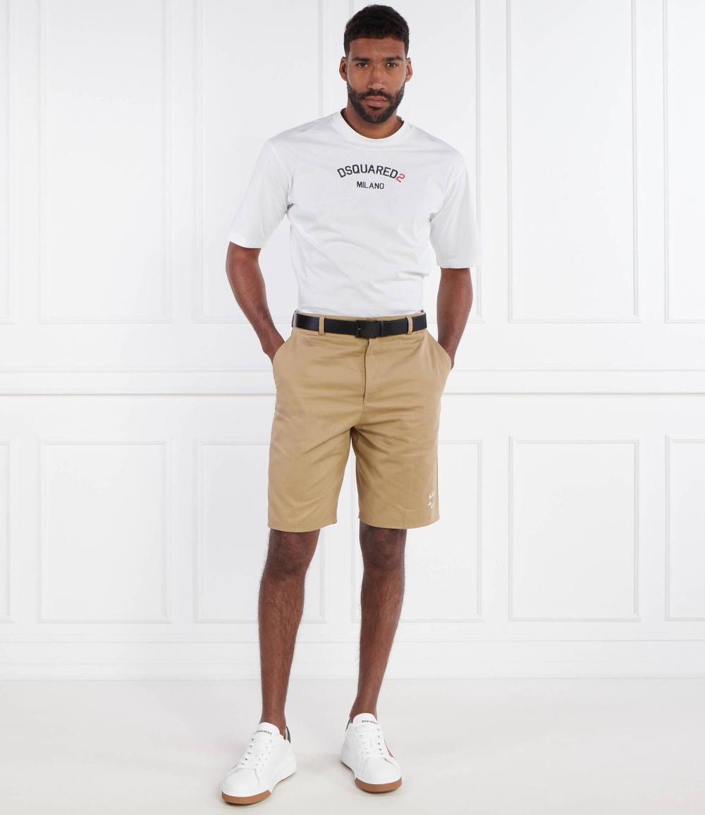 Кожаные кроссовки Dsquared2 - белый(SNM0353 01500001)