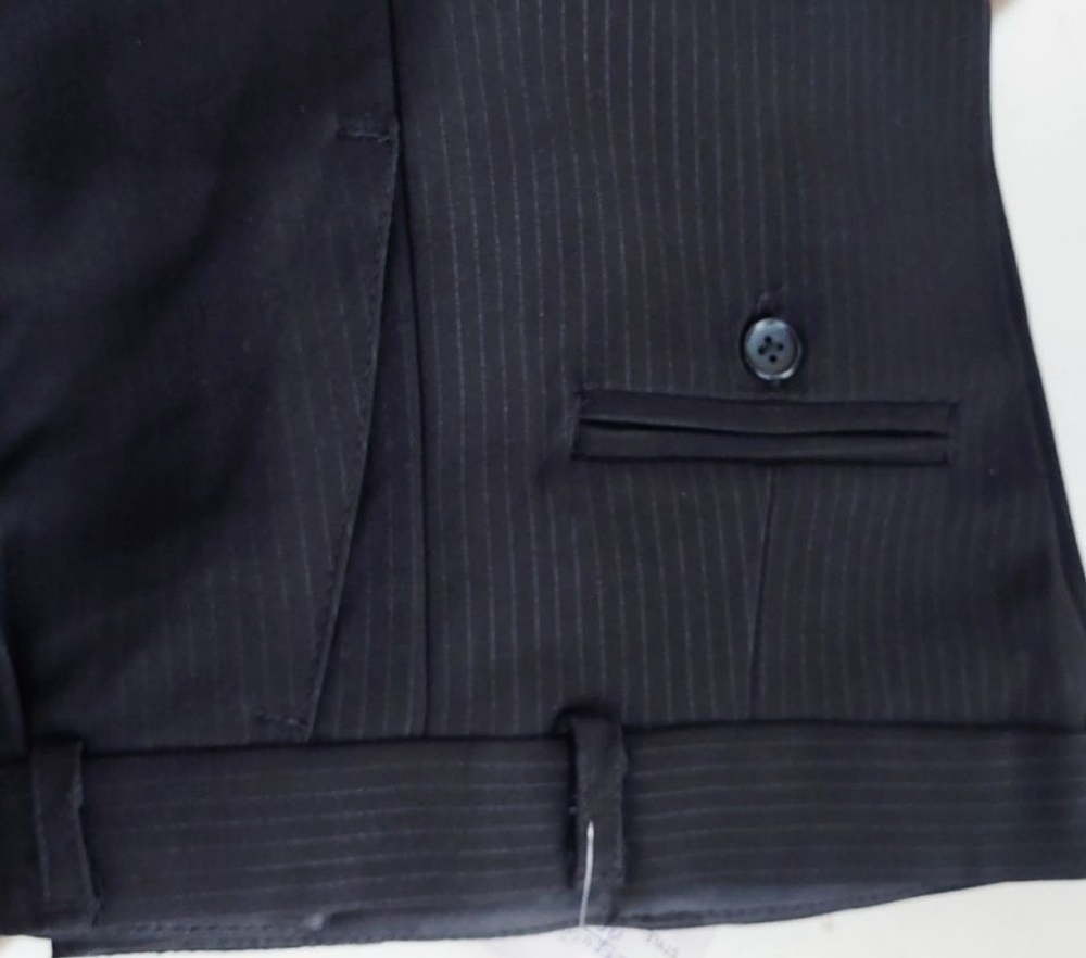 Брюки детские для мальчика мальчиковые школьные для школы классические классика строгие теплые толстые утепленные костюмные костюмка зимние серые тёмно-серые черные полосатые в полоску на флисе с начёсом прямые шерсть шерстяные размер 128 134 36