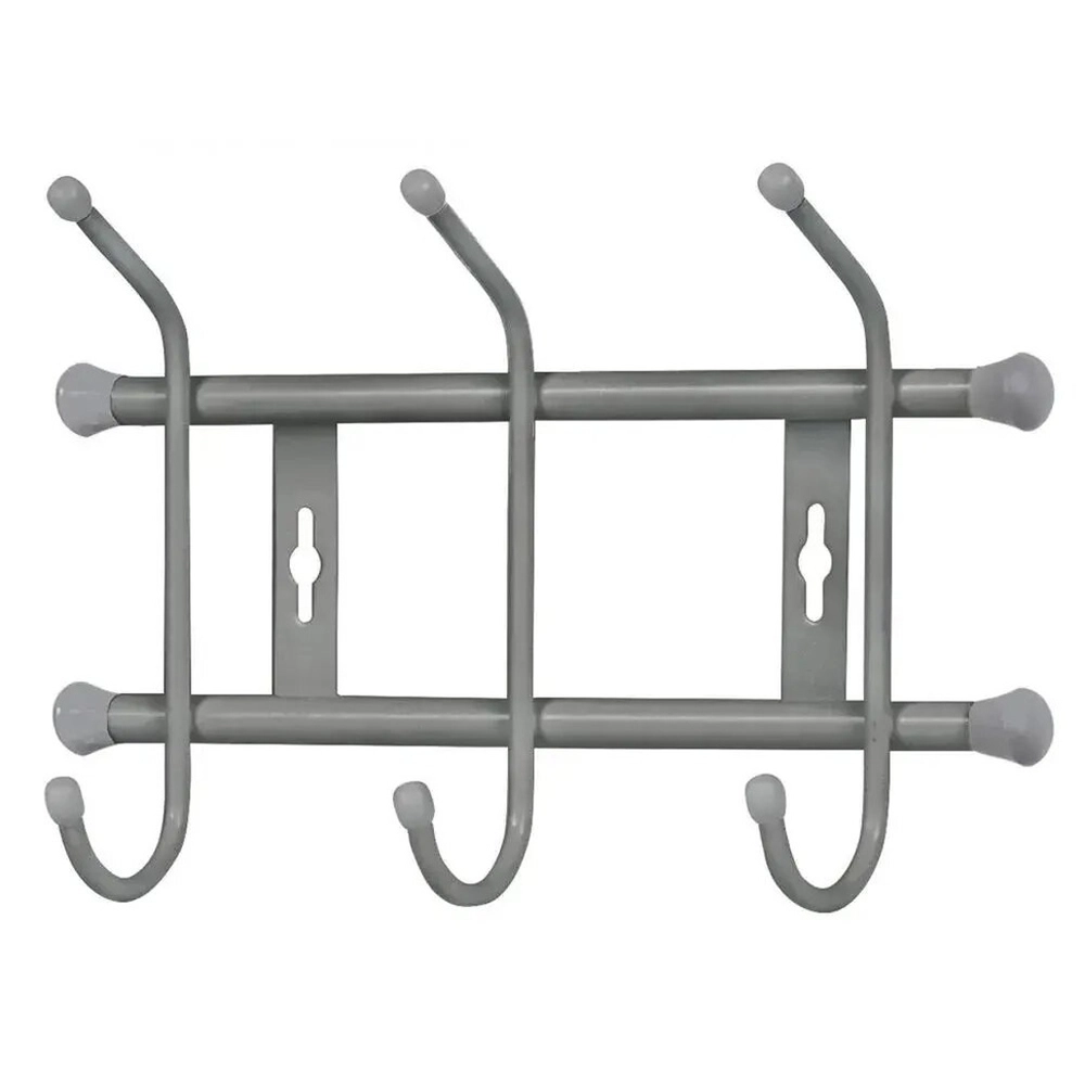 Вешалка настенная 3 крючка, 285, Бежевый металлик, ВН3/БЖ