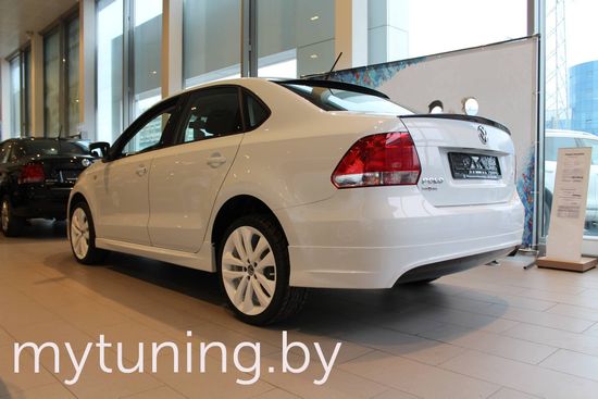 Накладка заднего бампера для Volkswagen Polo sedan