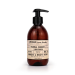 Косметический набор VEGAN.Love.Studio «Tonka Beans, Leather» (гель для душа 300 мл + мыло для рук 300 мл)