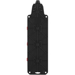 Колодка ЭРА K-3e-RED-IP44 каучуковая с заземлением 3 розетки 16A IP44 красная | Колодки
