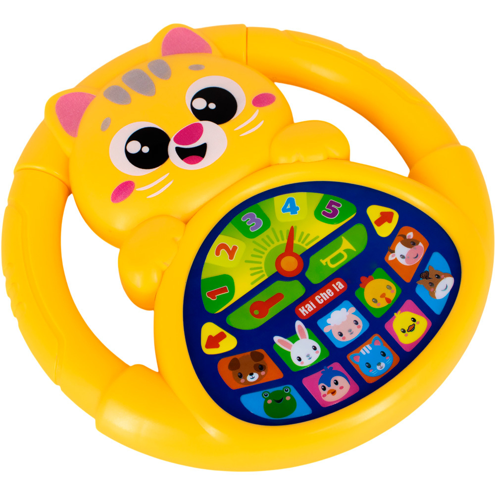 Руль муз. Levatoys MK2192E-48-23 Животные в пак.