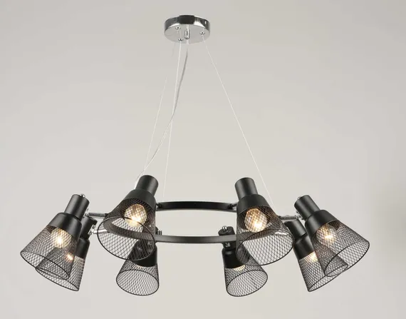 2500/8 BK+CH (1) Люстра (RL) #