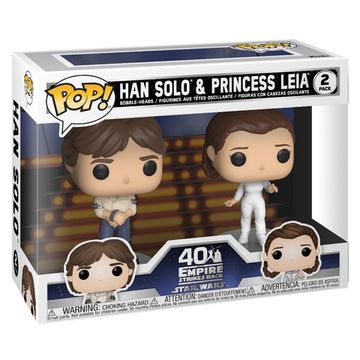 Фигурка Funko POP! Bobble: Star Wars: 2PK Han & Leia 46770