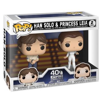 Фигурка Funko POP! Bobble: Star Wars: 2PK Han & Leia 46770