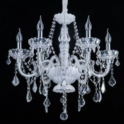 Citilux Финка CL353161 Люстра стеклянная подвесная Белая