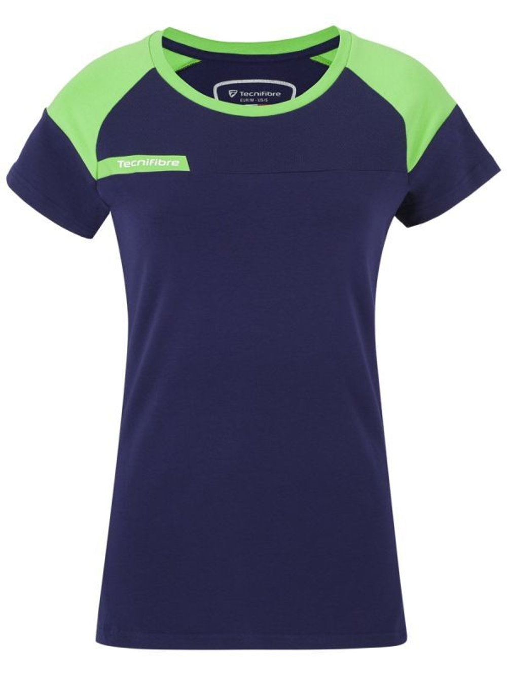 Женская теннисная футболка Tecnifibre Lady F1 Stretch - navy