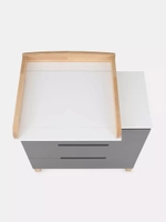 Комод пеленальный Rant Indy 80/3 Moon Grey